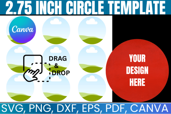 2.75 Inch Circle Canva Template: Graphics Done Right