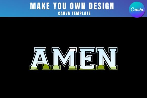 Amen Canva Frame Template Design: Graphics for Authentic Brand Moments
