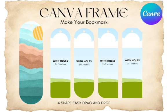 Bookmark Canva Frame Template Add Photo2