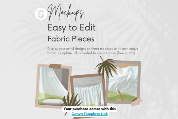 Fabric Pieces Canva Templates: Graphics for Real Crafting