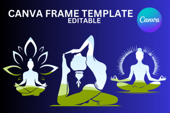 Joga Stencils Canva Frame: Graphics for Polished Editorial Design