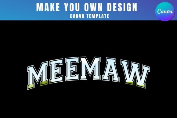 Meemaw Canva Frame Template Design: Graphics for Warm, Authentic Branding