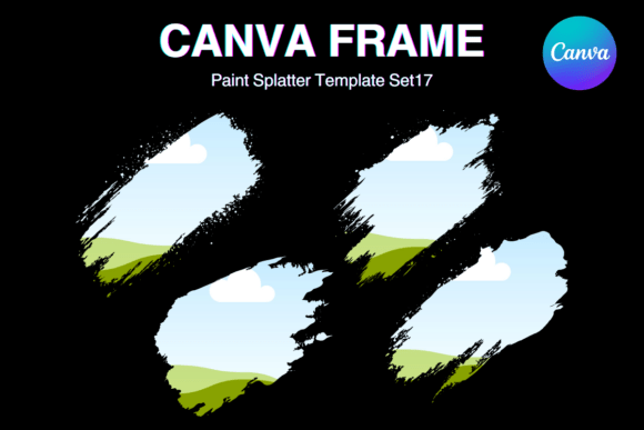 Paint Brush Brush Stroke Canva Frame_17 Graphics